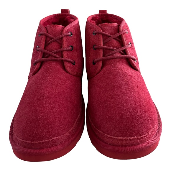 UGG Men's Neumel Boots Samba Red S/N 3236 Size 10 New - Picture 4 of 9